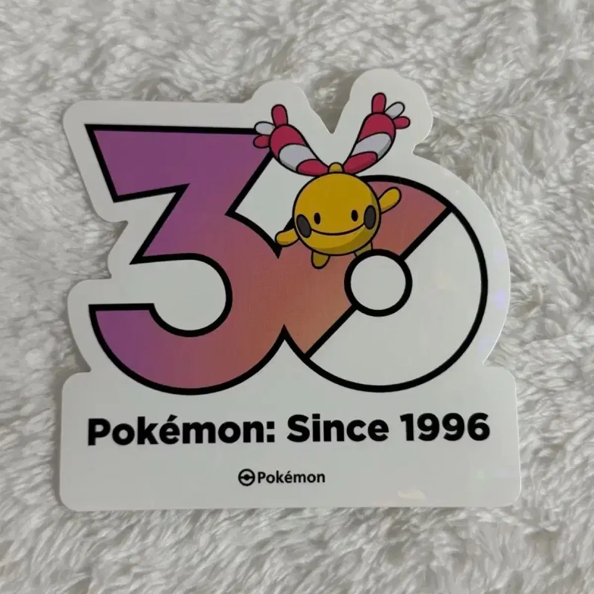 포켓몬 30주년 로고 스티커 랑딸랑