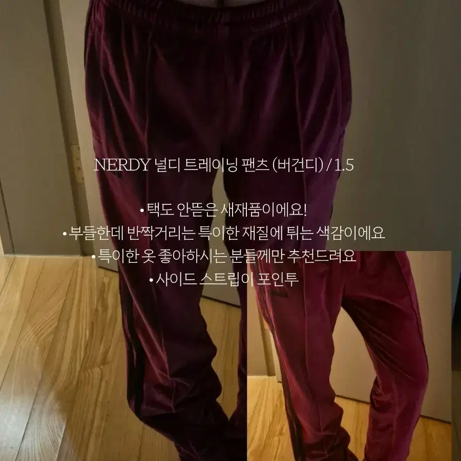 NERDY 트레이닝 팬츠