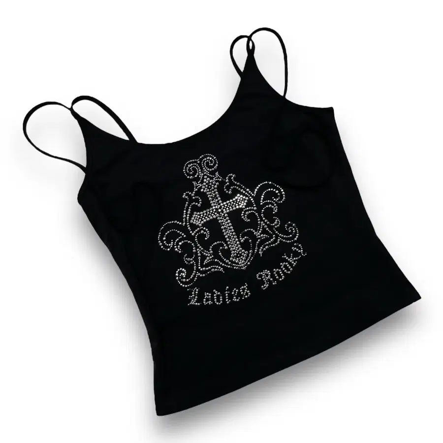 Rooky Rock Chic Stud Cross Sleeveless