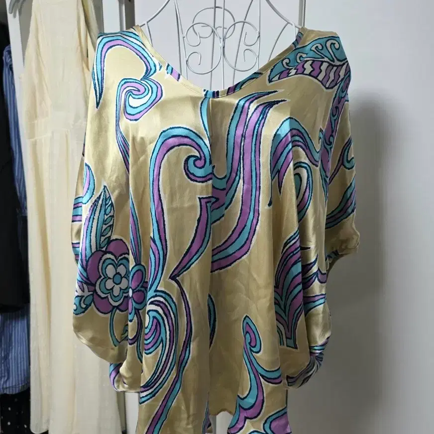 Silk Blouse Shirt 미국브랜드 실크 롱 블라우스