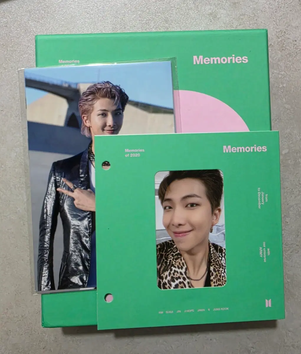 방탄소년단 메모리즈 2020 블루레이 + 남준포카