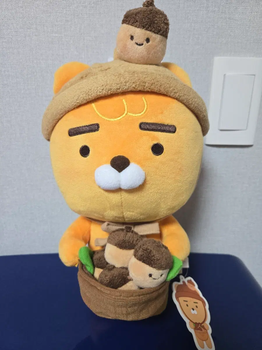 카카오프렌즈 도토리 라이언 인형