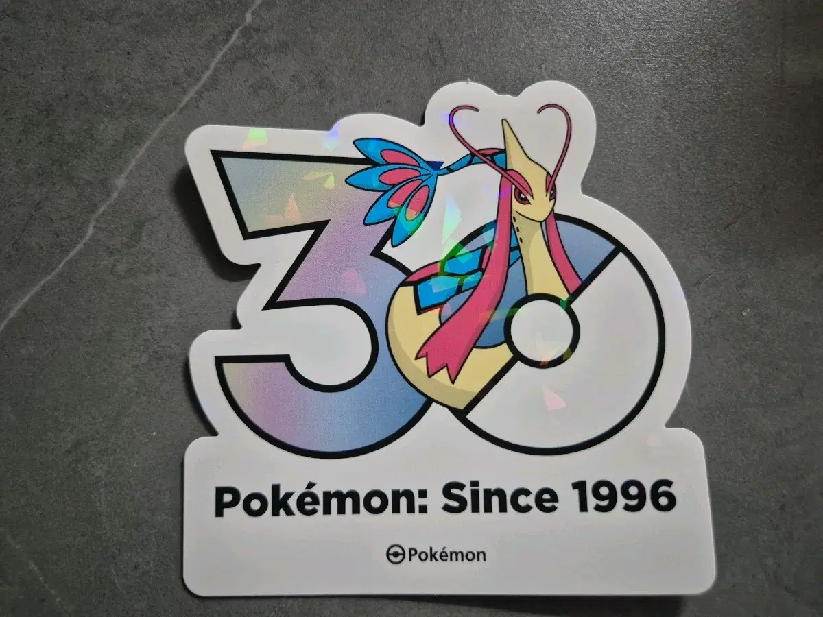 30주년 포켓몬스터 스티커 밀로틱