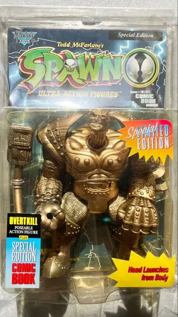 미사용 Spawn Overtkill Special Edition 피규어