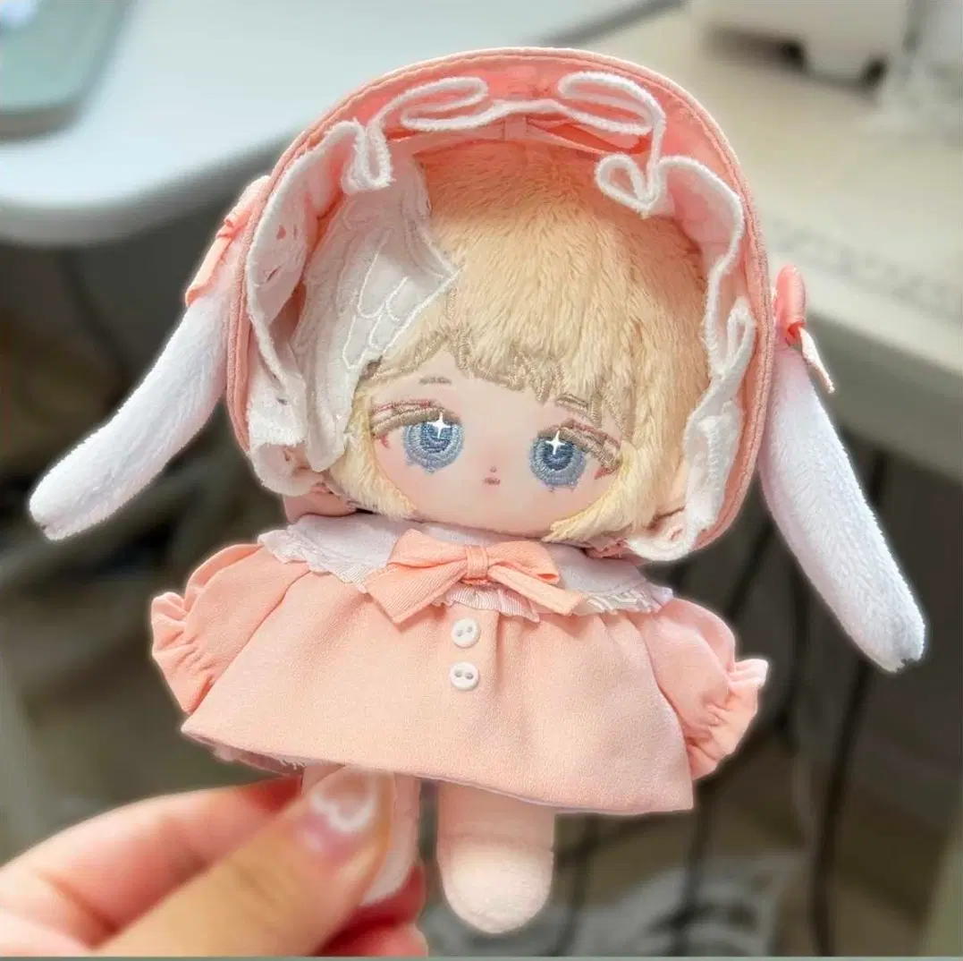 10cm 인형옷 퀴에스 핑크