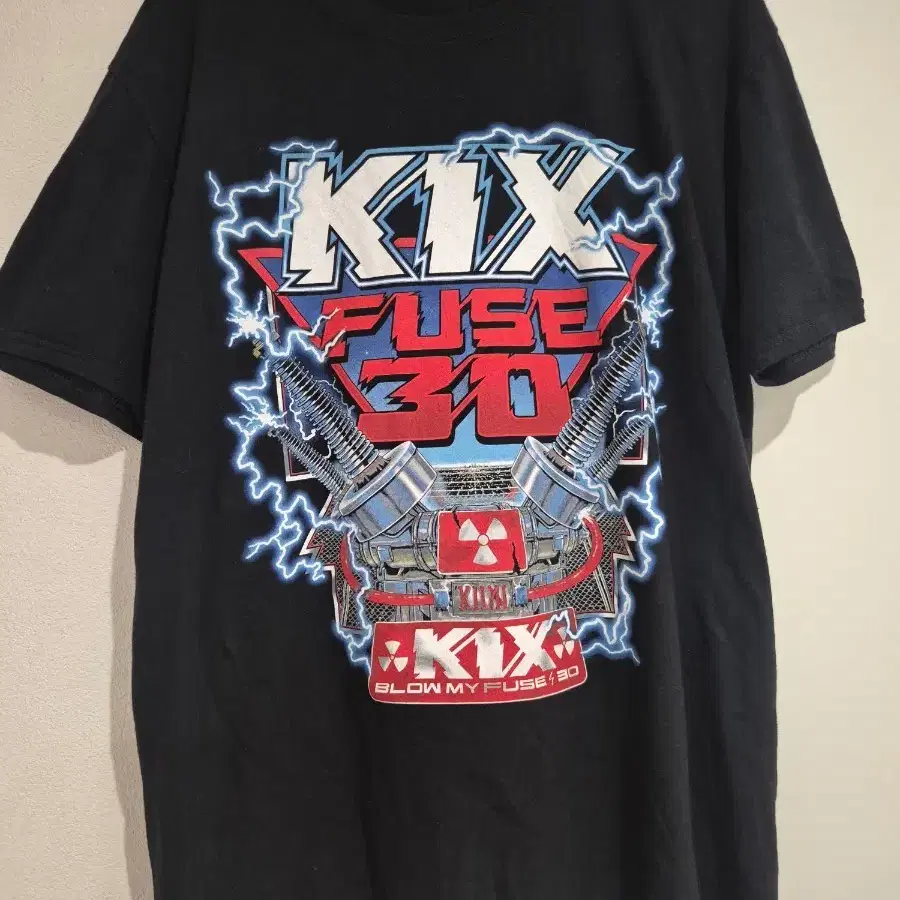 KIX 킥스 미국빈티지 티셔츠 밴드티셔츠 락티셔츠 사이즈 100~105