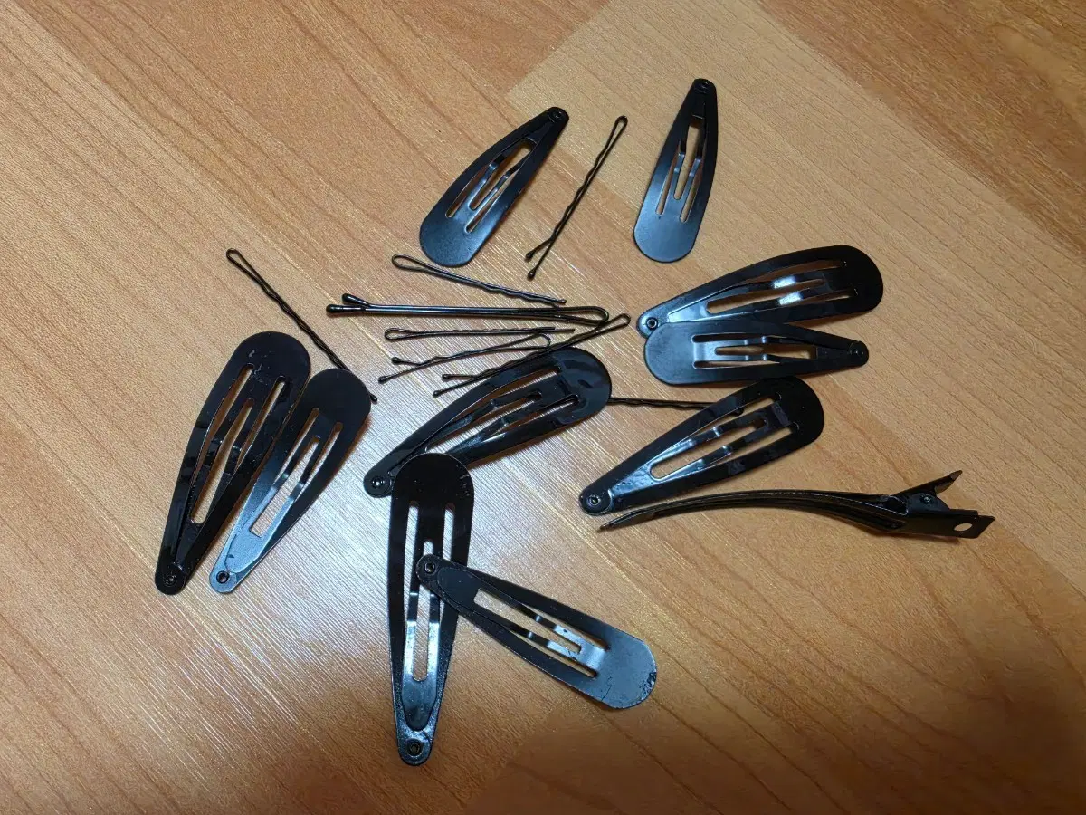 블랙 헤어핀 일괄