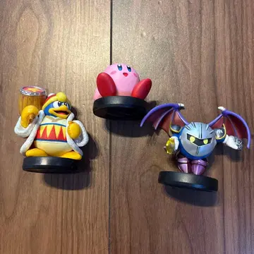 amiibo 별의 커비 시리즈 커비 메타나이트 데데데 대왕 3체 세트
