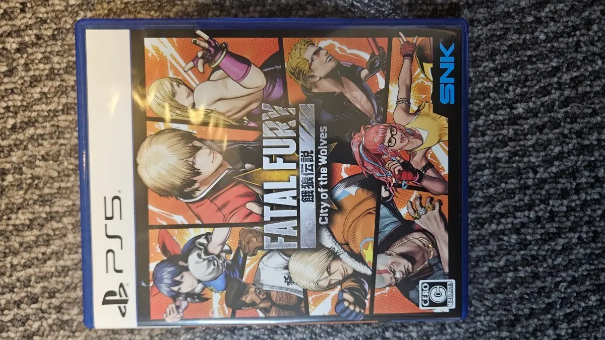 SNK 아랑전설 퓨리 늑대들의 도시에 PS5 게임 한글지원