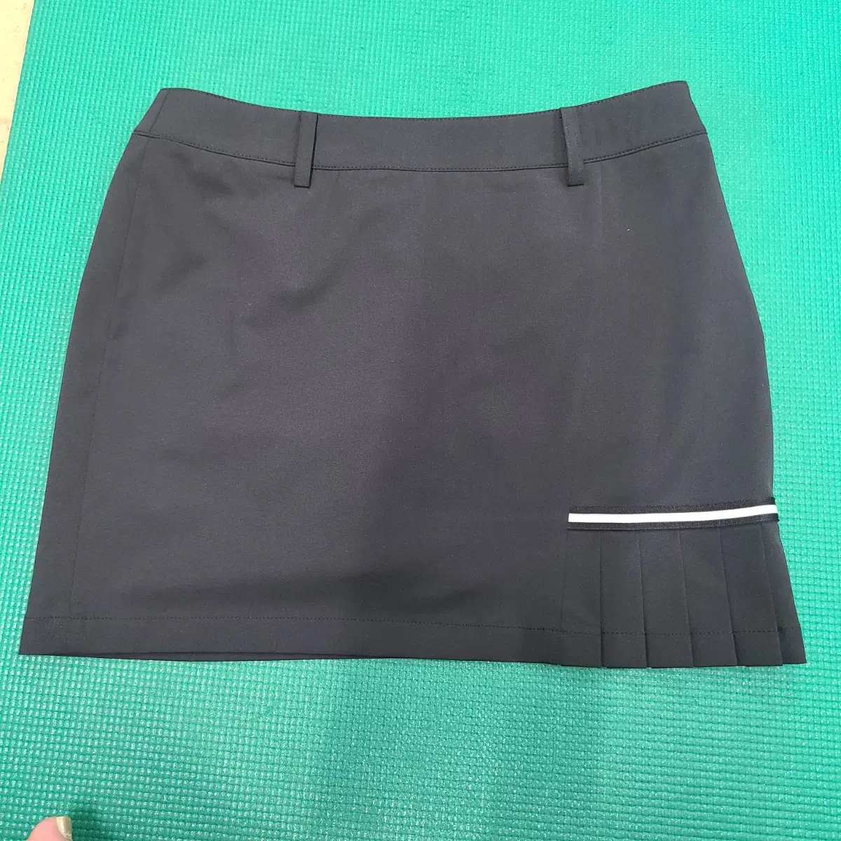 wide angle 골프 치마 블랙 플리츠