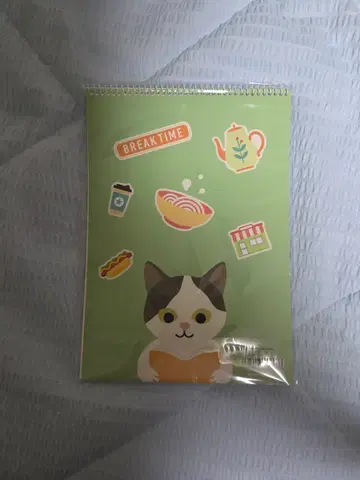 고양이 캐릭터 스프링 노트  문구