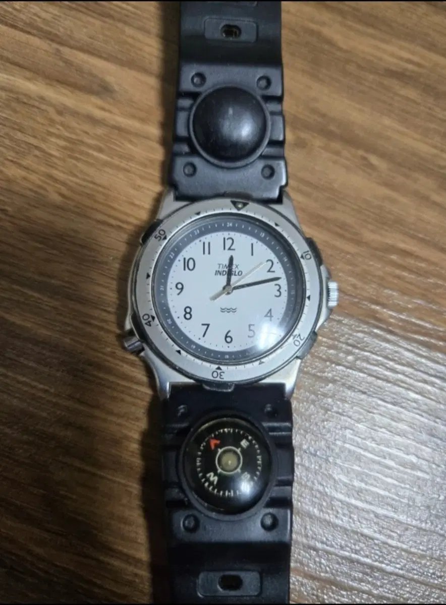 [정품] TIMEX indiglo military quartz