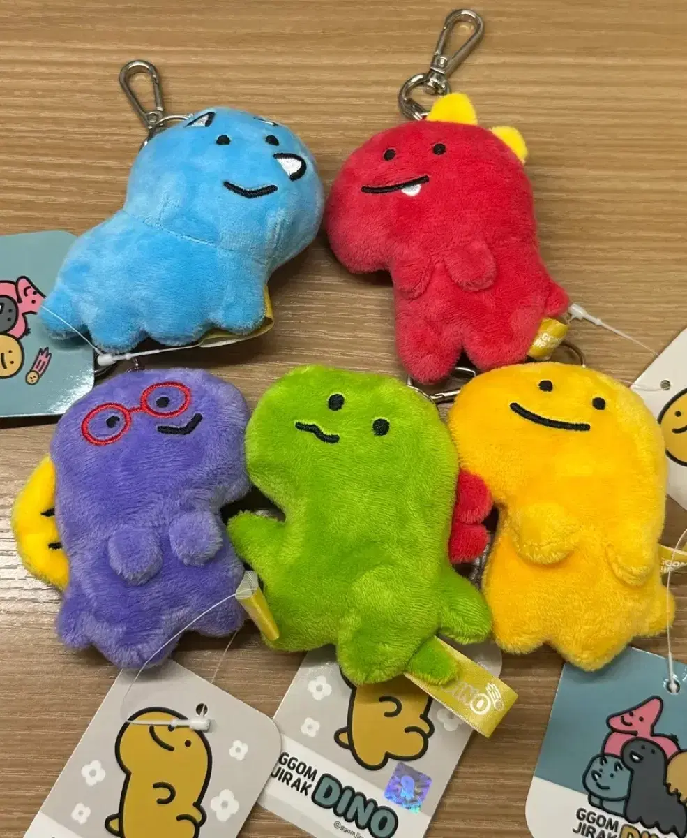 꼼지락 다이노 공룡인형키링 일괄