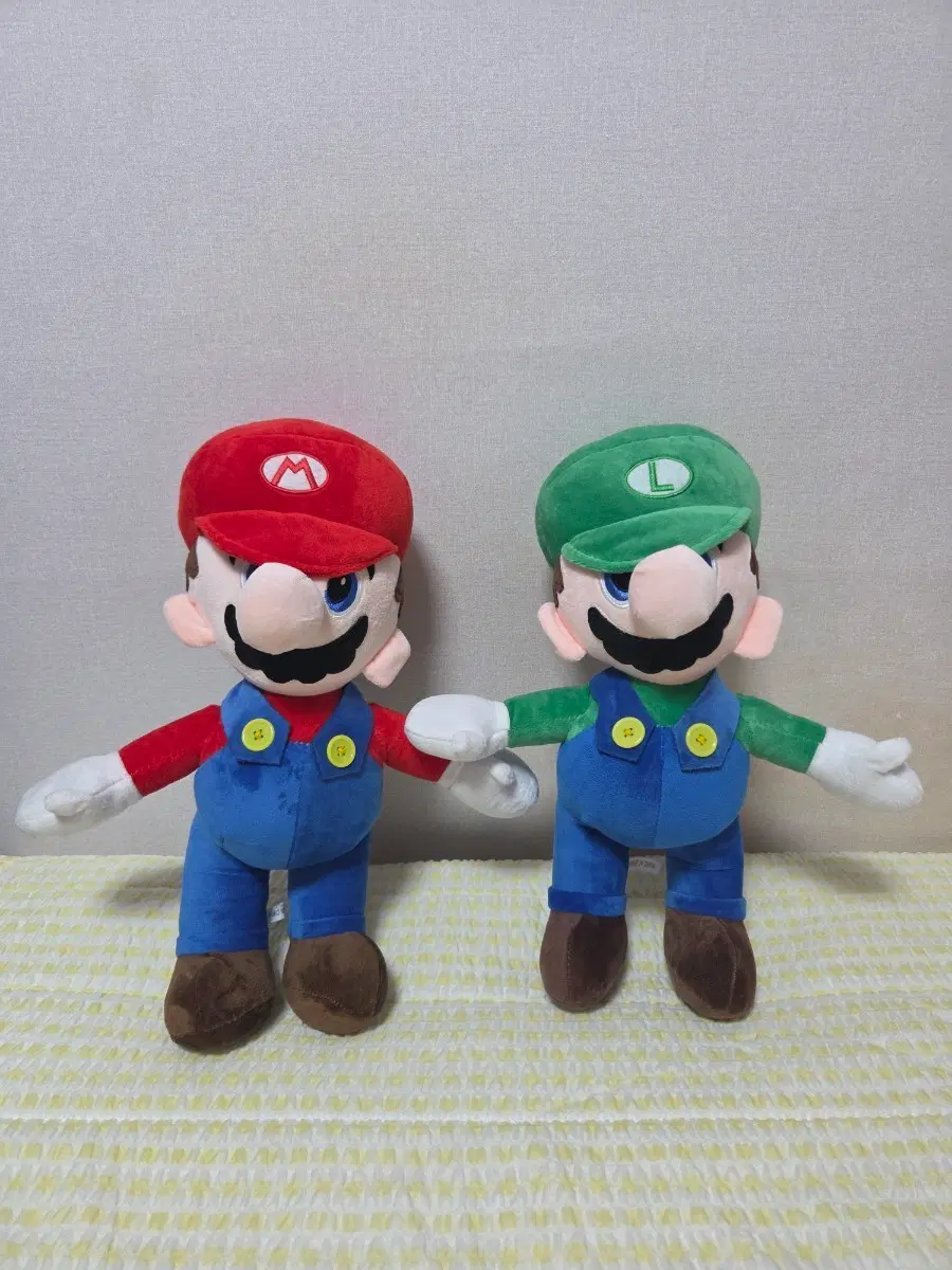 [새상품]슈퍼마리오 루이지 인형 40cm 닌텐도 nitendo supermario