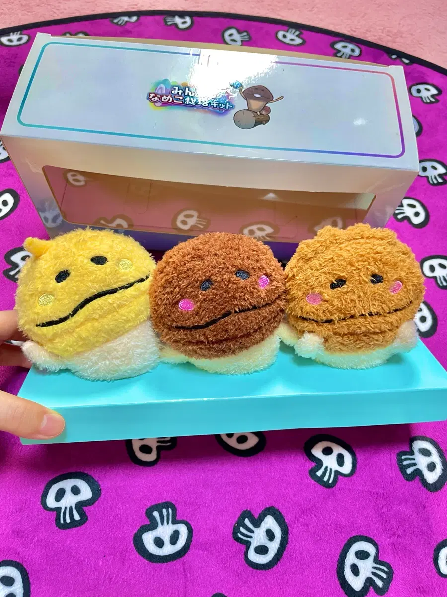 정품]레어 나메코 재배키트 3종 인형세트