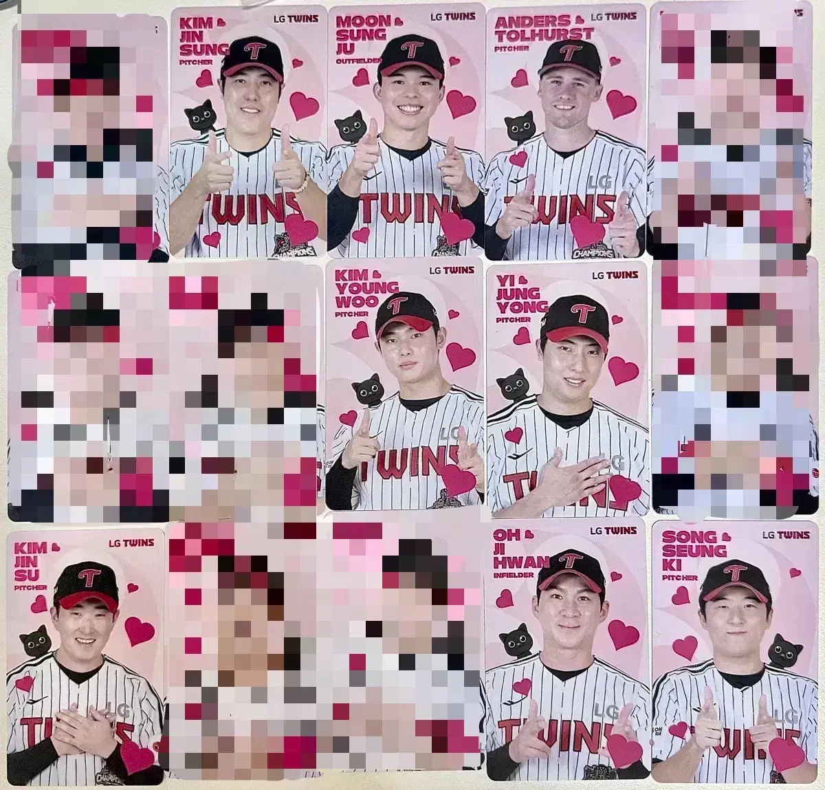 엘지 LG 트윈스 7월 심쿵 포토카드 포카