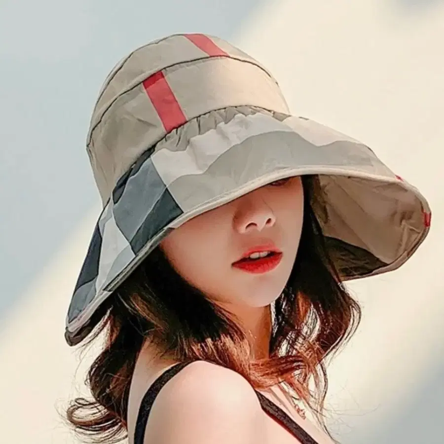 (새상품) UV차단 패턴 돌돌이 썬캡 (4가지색상)입니다~