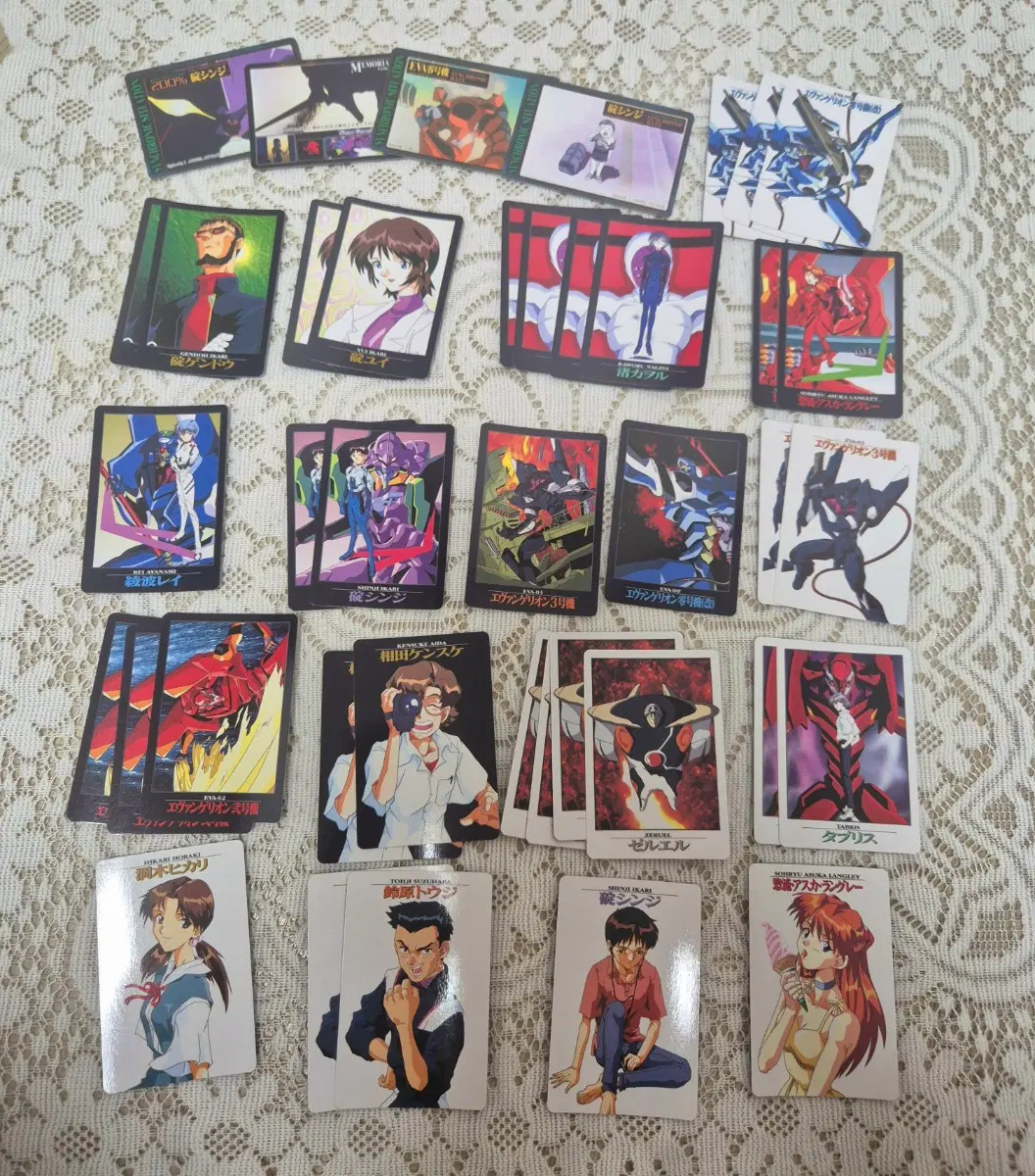 에반게리온 고전카드 40장 일괄