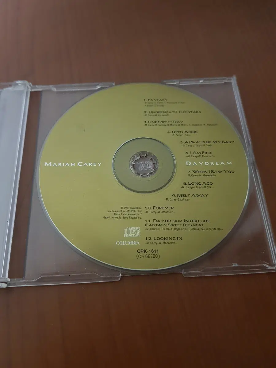 염가씨디 머라이어 캐리 Mariah Carey Daydream Popcd