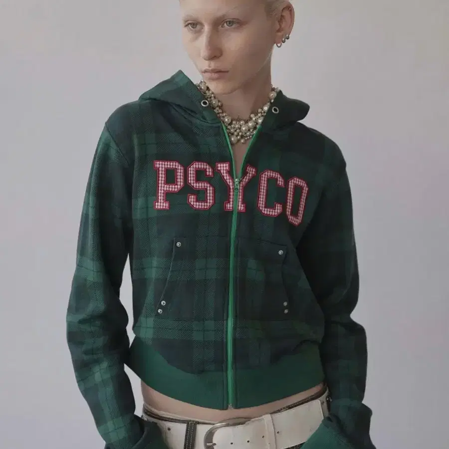 구해요) 스컬프터 Cottage Zip-Up Hoodie Check