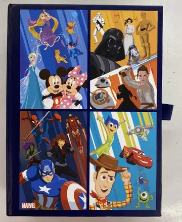 디즈니 스토어 메시지 카드 봉투 스티커 DISNEY PIXAR MARVEL STAR WARS/디즈니 스토어 30주년 2016