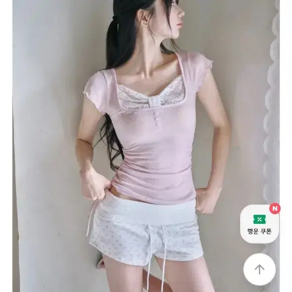잔느 레이스 반팔티