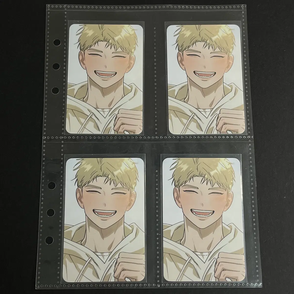 홍실퀘스트 기훈 컬렉션 포토카드 포카 4장 일괄