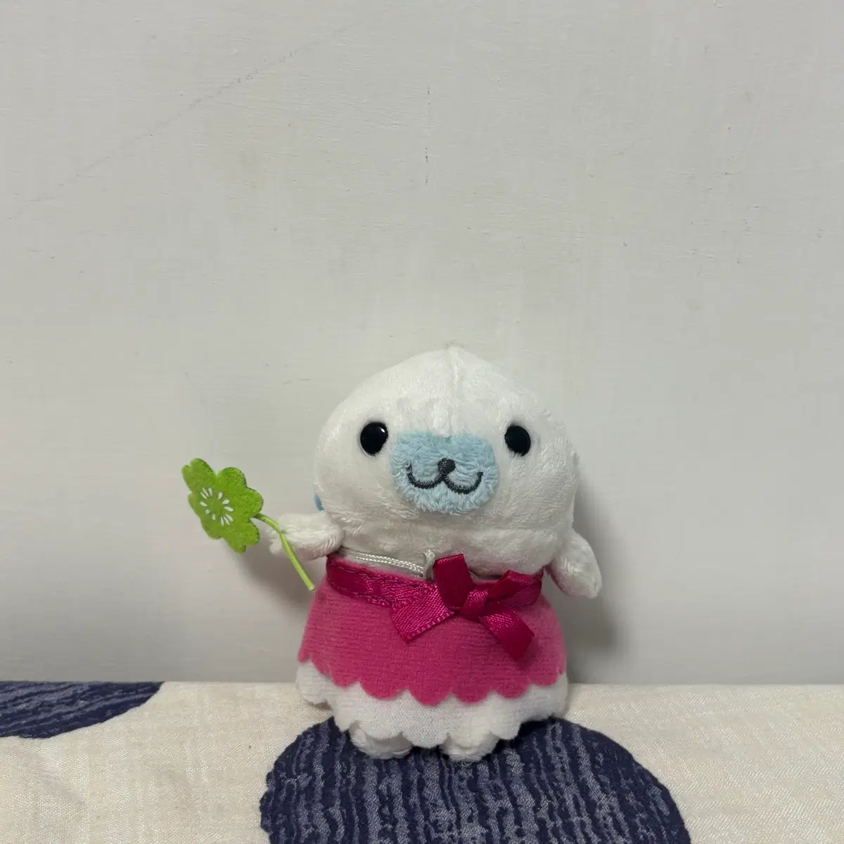 고전 산엑스 천사 네잎클로버 마메고마 손가락 인형 키링