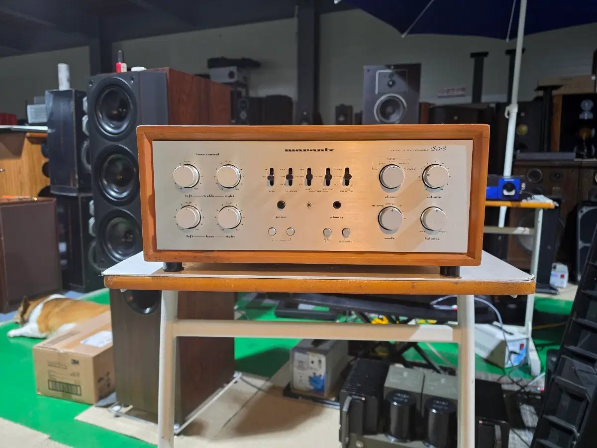 MARANTZ (마란츠) SC-8 스테레오 콘솔 프리앰프 우드케이스