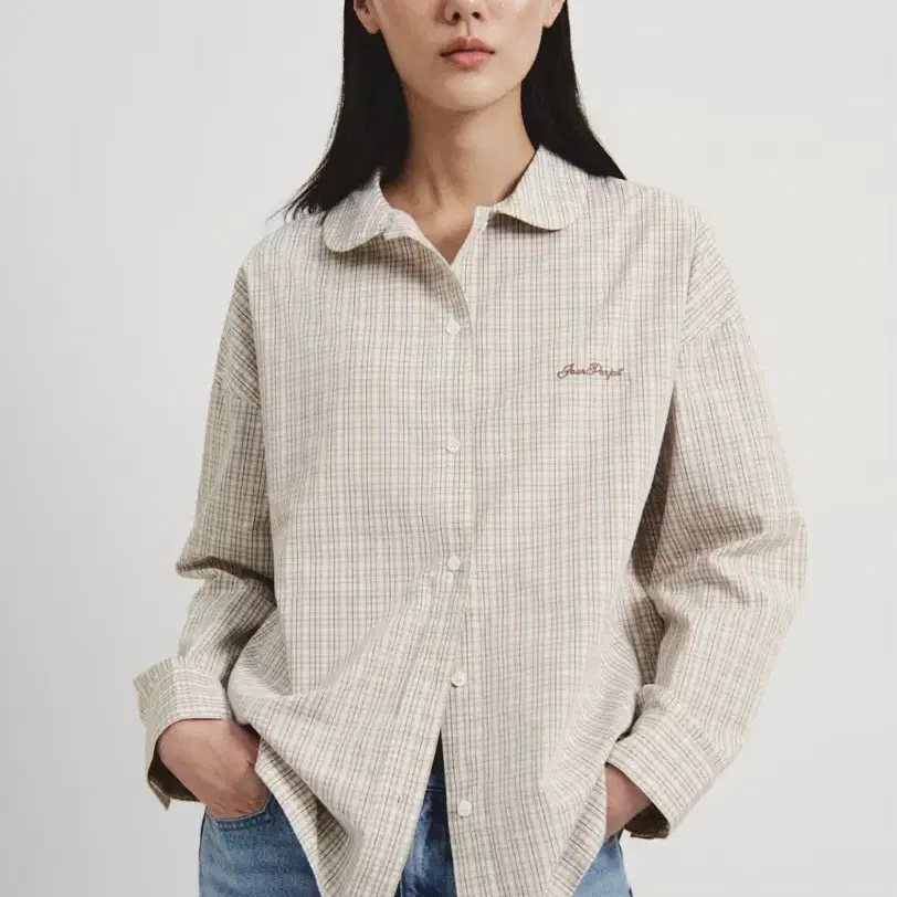 (새상품) H&M 코튼 포플린 셔츠