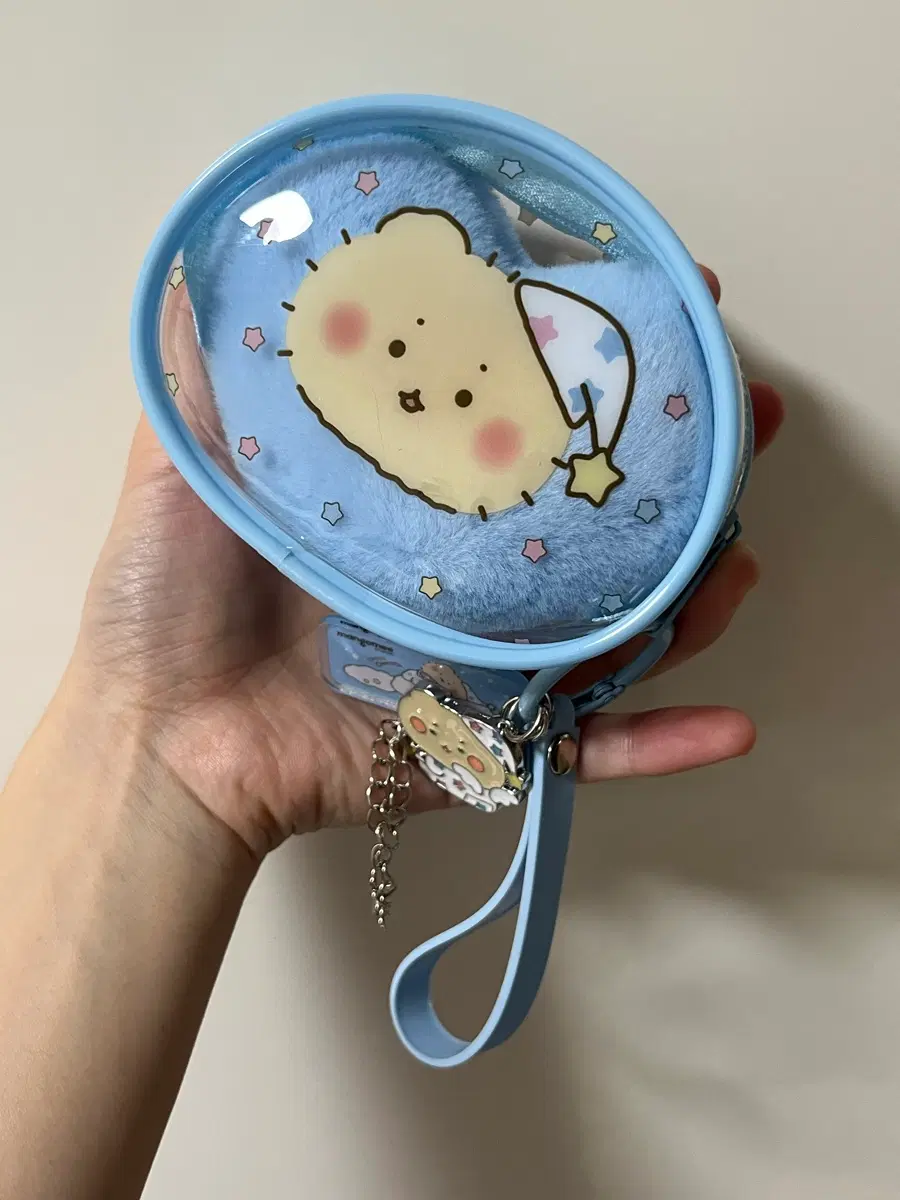올리브영 올영 망그러진 곰 망곰이 PVC 파우치 키링