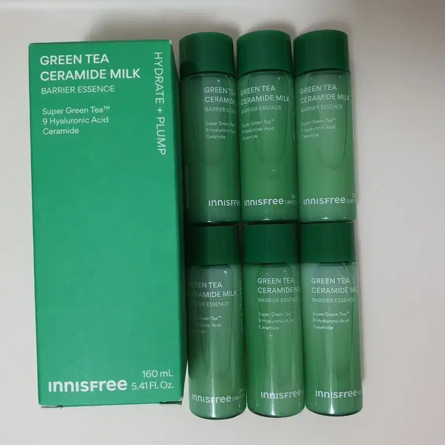 이니스프리 그린티 세라마이드 밀크 보습 에센스 160ml + 150ml