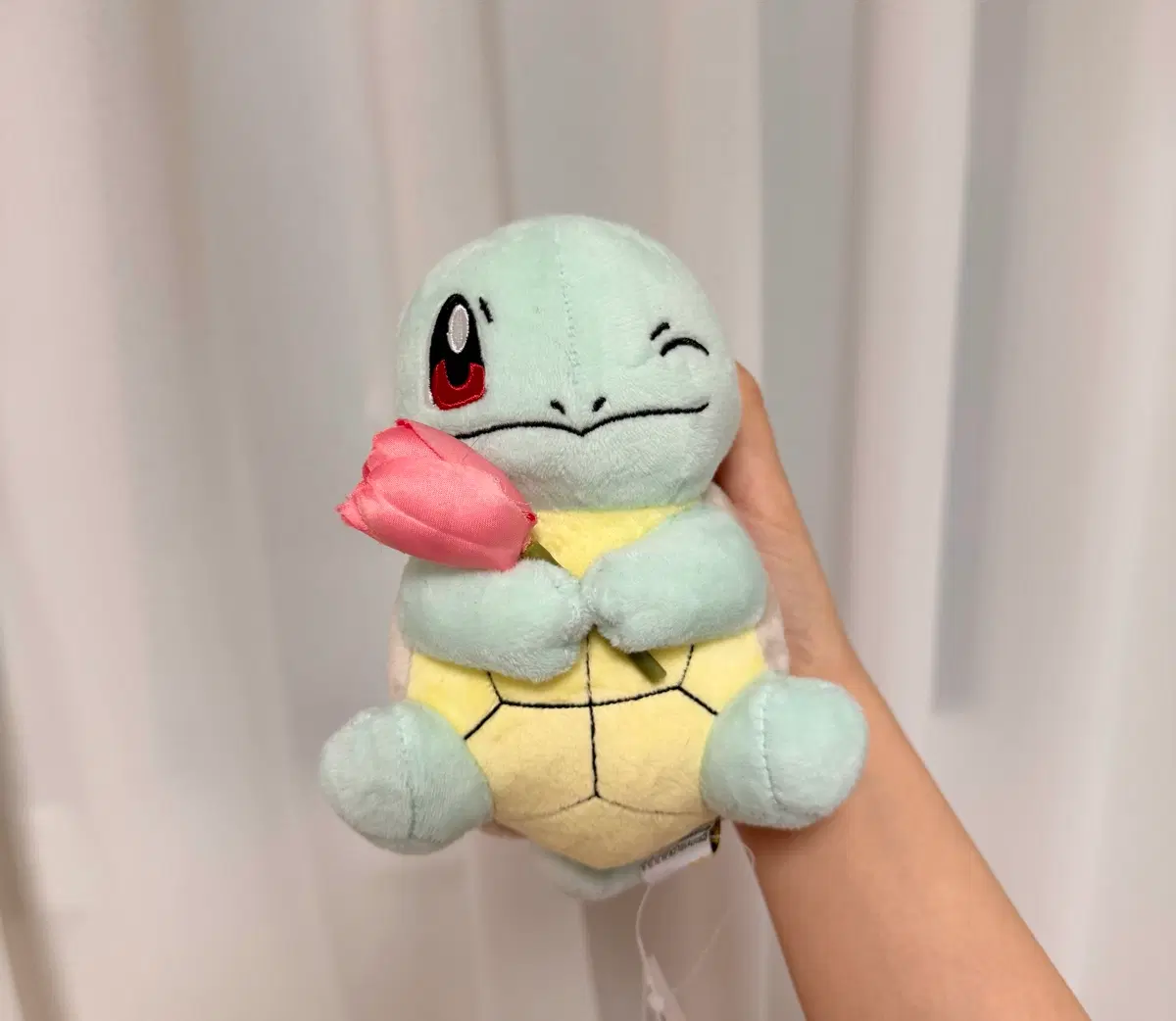 포켓몬 꽃 꼬부기 인형