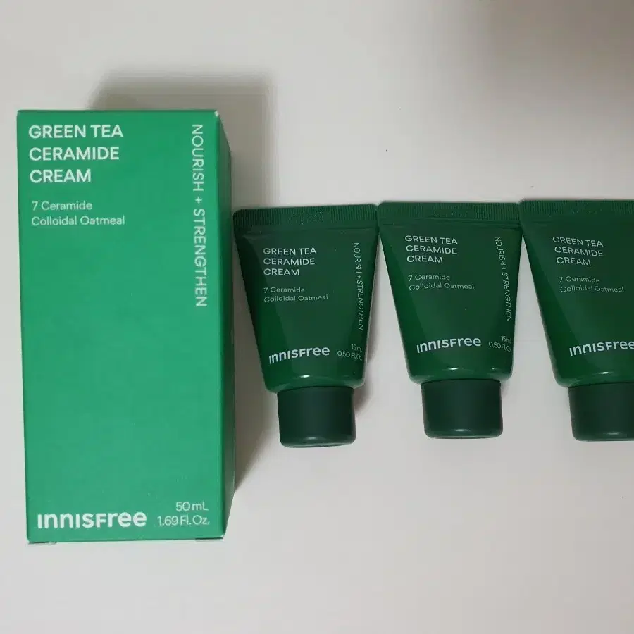 이니스프리 그린티 세라마이드 버터 보습 크림 50ml + 45ml