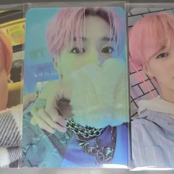 NCT 제노 글리치모드 팝업 포카 및 키링 일괄양도
