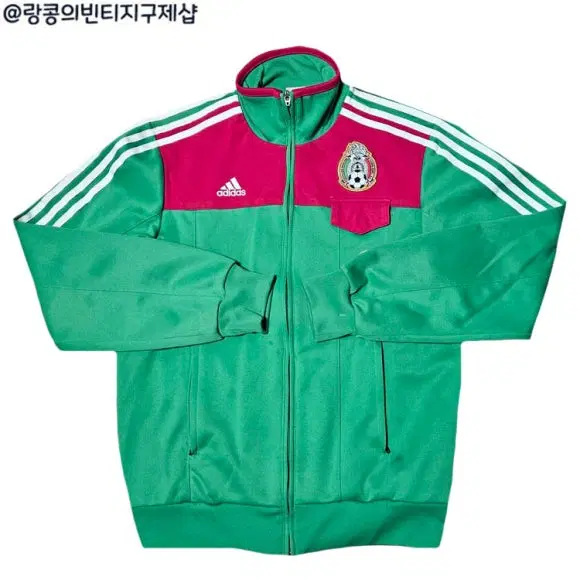 아디다스 올드스쿨 멕시코 국대 져지 자켓