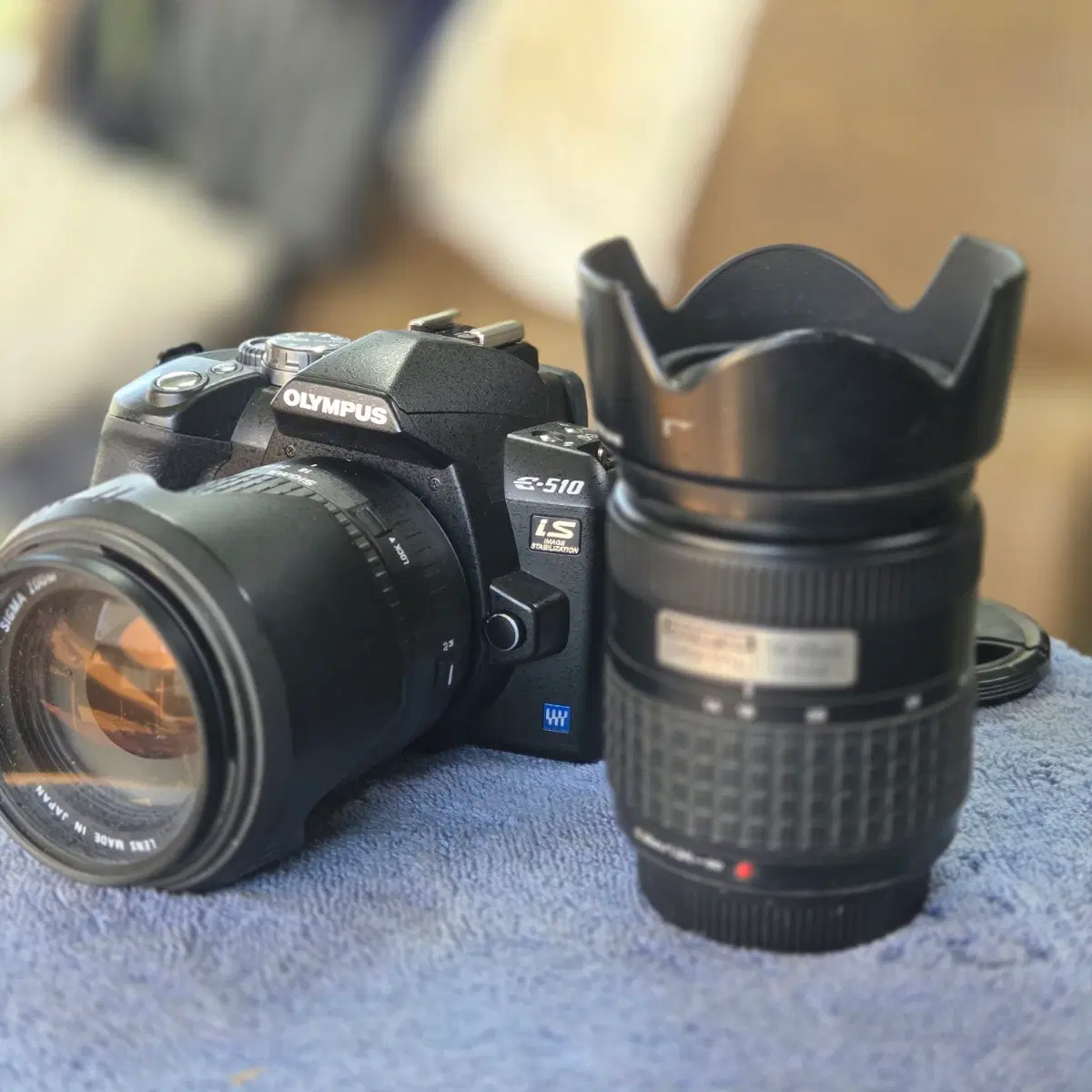 올림푸스 E-510 DSLR 카메라 렌즈 포함
