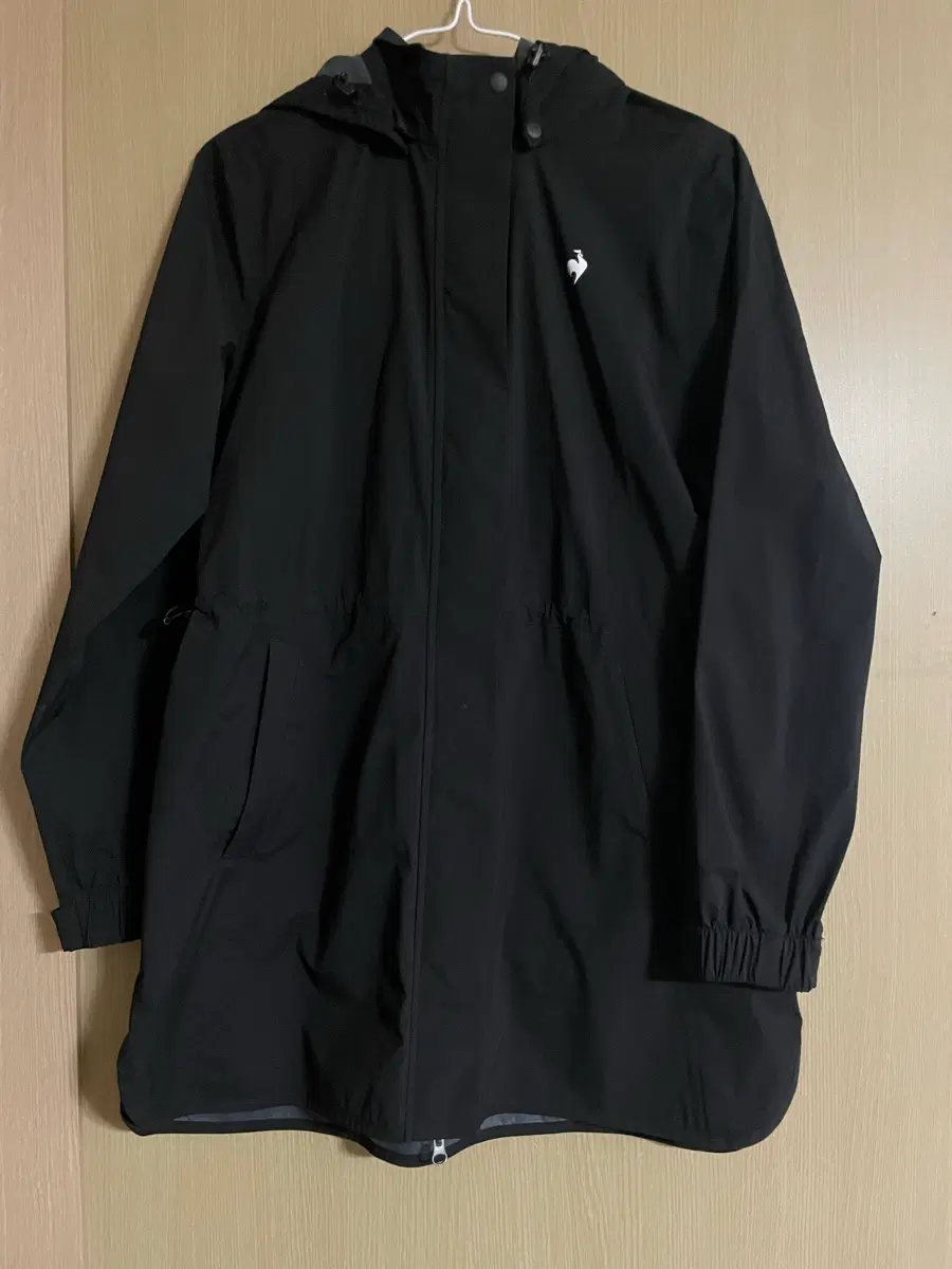 르꼬끄골프 후드 탈부착형 패커블 레인코트 블랙