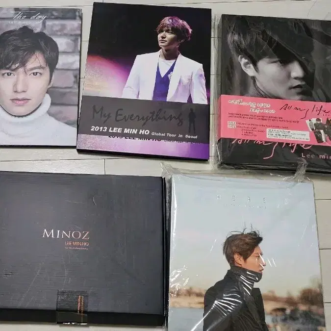 배우 이민호 앨범, dvd 등 굿즈 판매