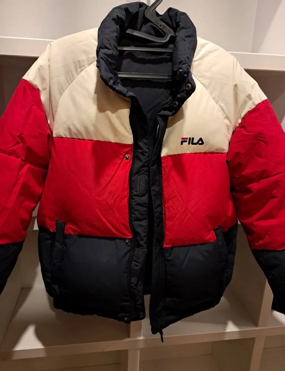 FILA 휠라키즈 리버시블 양면 덕다운 아우터 155