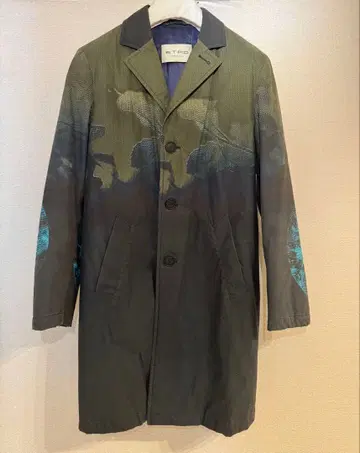 ETRO 에트로 그래픽 체스터 코트