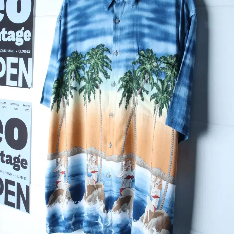 (L-2XL) 브랜드빈티지 반팔 카라 티셔츠 USA 셔츠-H36221