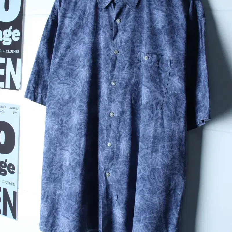 (XL-2XL) 위덤 포인트 반팔 카라 티셔츠 USA 셔츠-H36224