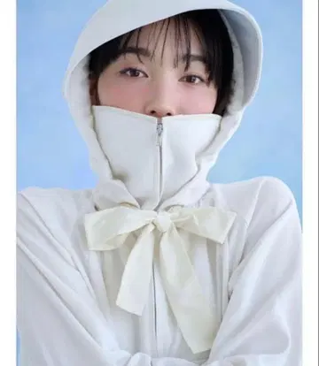 SNIDEL WEB 한정판 LUMISHADE 선바이저 UV컷 후드티