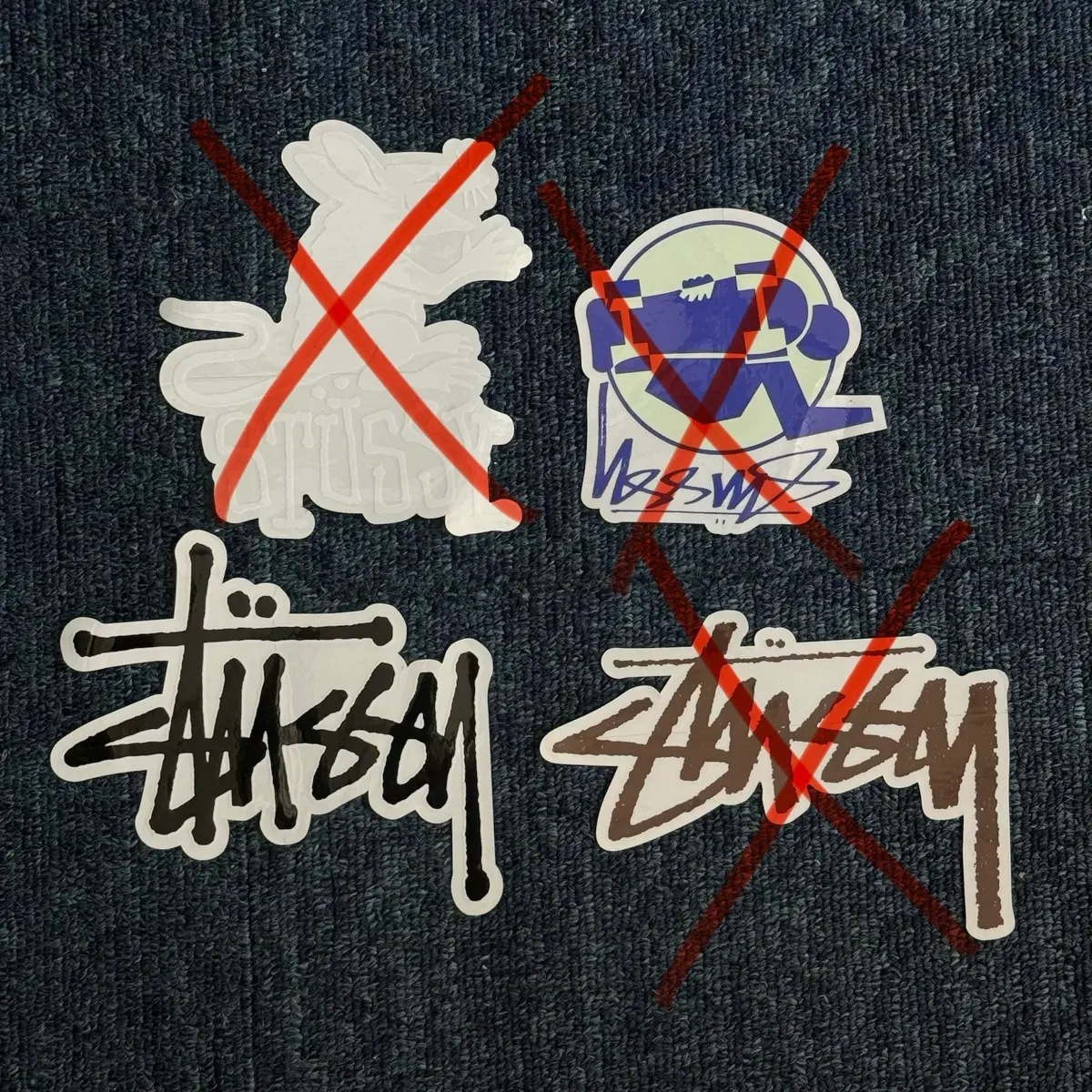 [스투시/정품] Stussy 스티커 장당 1000원 판매