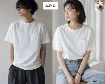 새상품급! A.P.C. 아페쎄 포켓T셔츠 화이트 빅