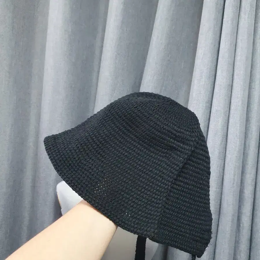 버킷 블랙 여름모자