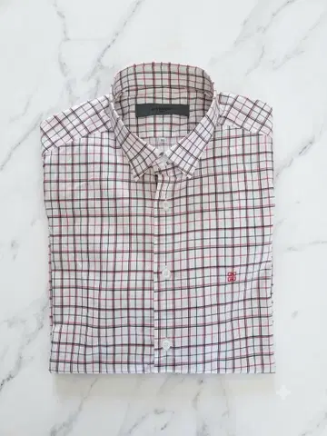 [정품] 지방시(GIVENCHY MEN) 반팔 체크 셔츠(백화점)