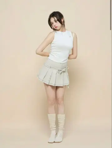 미사용 새상품 andmary 안드마리 Heart point tops