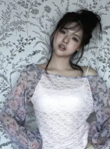 한땀한땀 제가화첩 보트넥 모란괴석도 M size